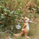 resin squirrel table lamp small decorative night light for children