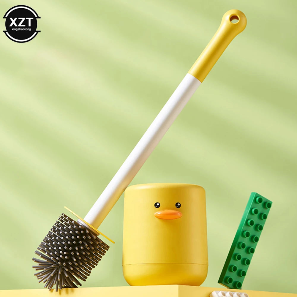 silicone brush with holder for quick cleaning - vue 3 sur 7