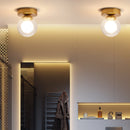 Modern simple Nordic LED glass ball ceiling light