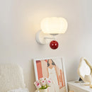 Nordic mushroom LED wall light for creative ambience