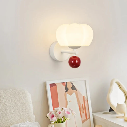 Nordic mushroom LED wall light for creative ambience - vue 4 sur 11