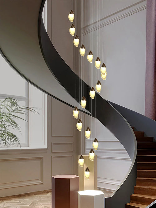 Luxury designer crystal chandelier for modern lighting - vue 3 sur 14