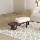 multifunctional solid wood bench for stylish interior