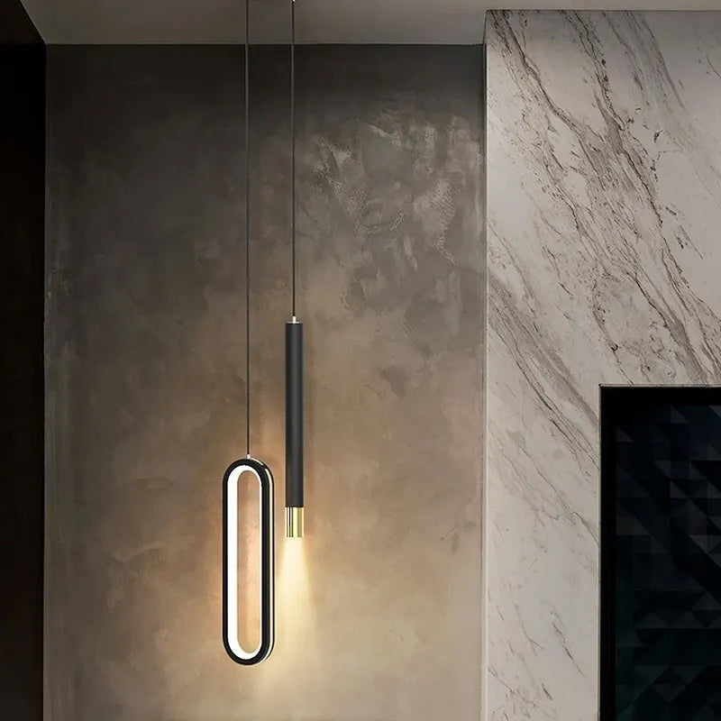 Nordic minimalist LED chandelier for home