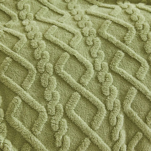 Soft and warm plain polar fleece flannel throw - vue 5 sur 7