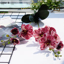 Decorative artificial orchid flowers for weddings and gardens