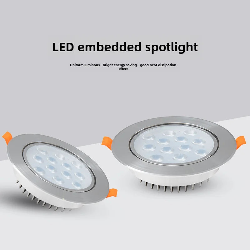 Recessed LED spotlight for modern indoor lighting