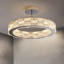 Modern crystal LED ceiling light