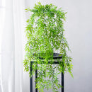 Plastic hanging plants for indoor and outdoor decoration
