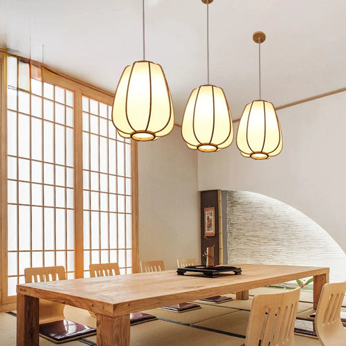 suspension en bambou pour décoration zen intérieur - vue 5 sur 16