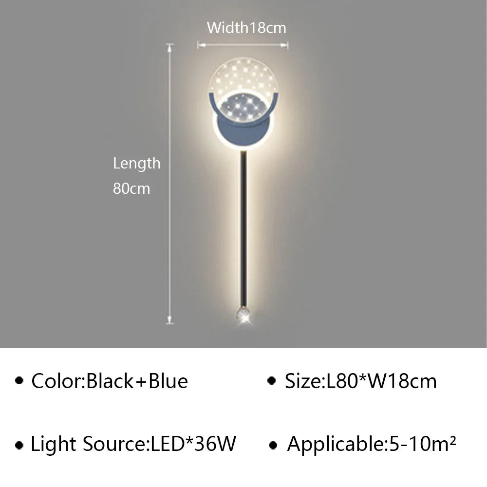 Modern LED wall light for contemporary interior decor - vue 13 sur 15