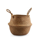 woven wicker basket for versatile storage and decoration