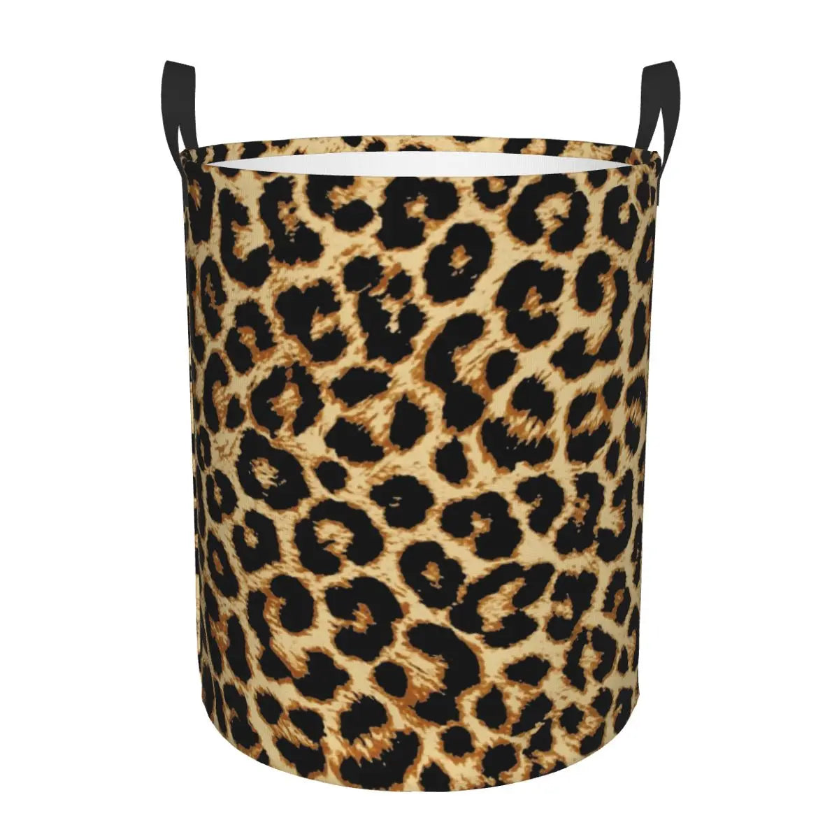 leopard print laundry basket large foldable clothes storage