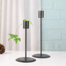 Simple nordic iron candle holder for Christmas and romantic weddings