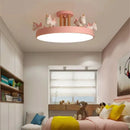 Unicorn ceiling light children's lamp resin decorative lighting