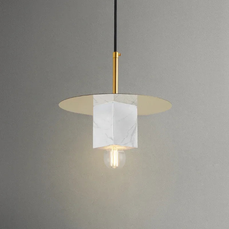Nordic marble chandelier minimalist creative design for modern decor