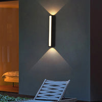 Modern waterproof LED wall light for indoor and outdoor use