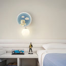 Romantic animal decorative wall light for children