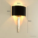 Caserta fabric circle wall light for interior decoration