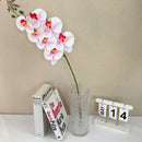 Artificial butterfly orchid 7 heads elegant floral decoration