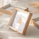 Decorative nordic style square resin photo frame for wall hanging