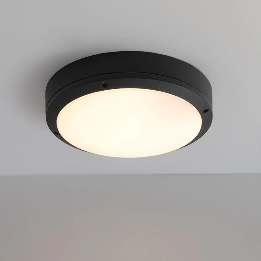Waterproof outdoor ceiling light for garden and terrace lighting - vue 4 sur 8