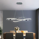 Modern LED ceiling light with remote control for indoor lighting