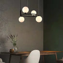 Nordic glass LED chandelier for home decoration