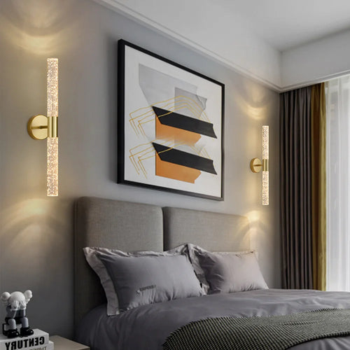 Crystal LED up and down wall light - vue 4 sur 10