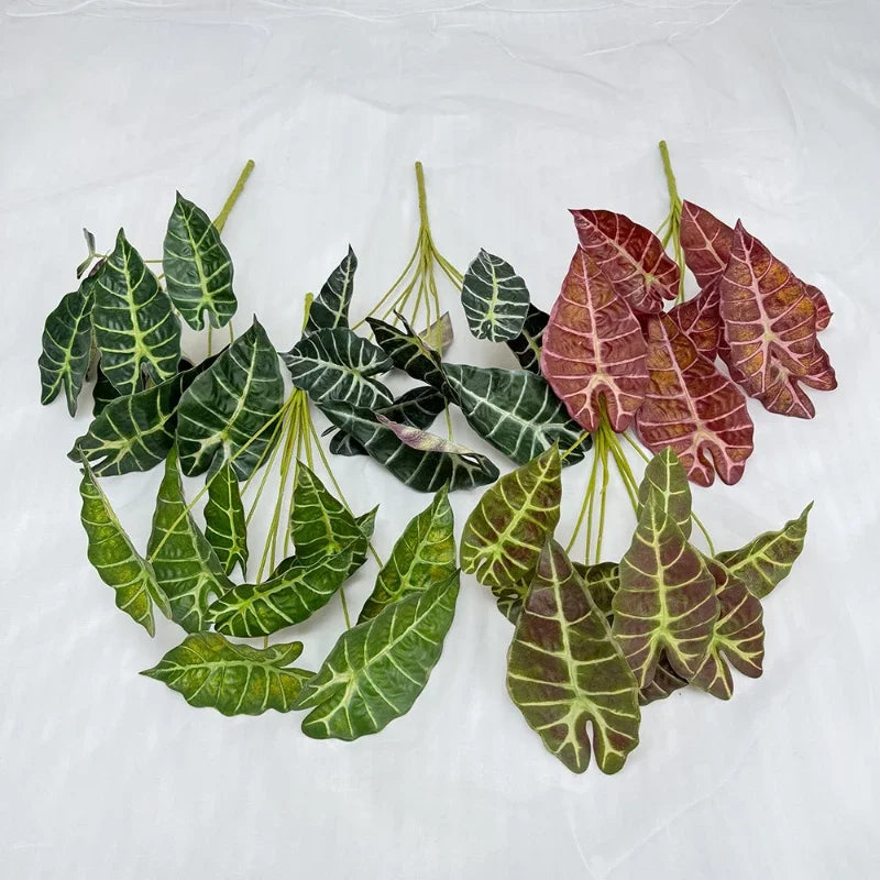 Artificial plant with 9 heads for indoor and outdoor decoration