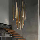 Nordic retro copper pendant light for villa