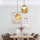 Nordic glass pendant light for elegant decor