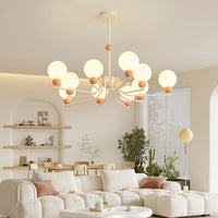 Modern round LED pendant light for indoor use