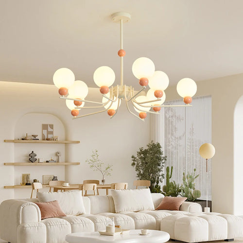 Modern round LED pendant light for indoor use
