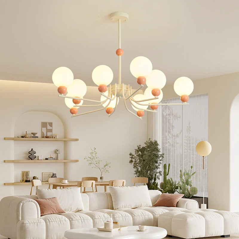 Modern round LED pendant light for indoor use