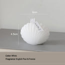 decorative natural soy wax seashell scented candles