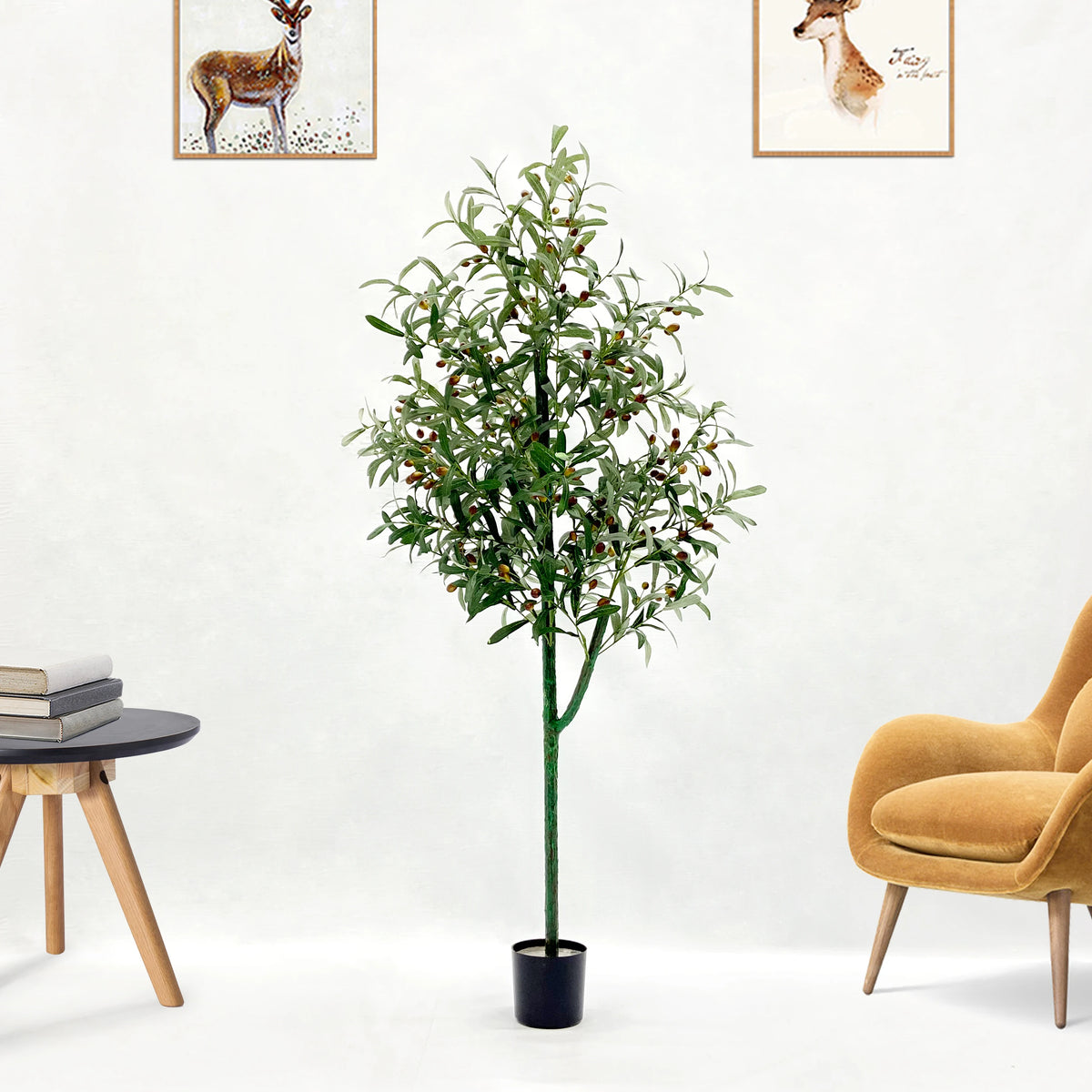 Artificial potted plant for modern interior decoration - vue 8 sur 12
