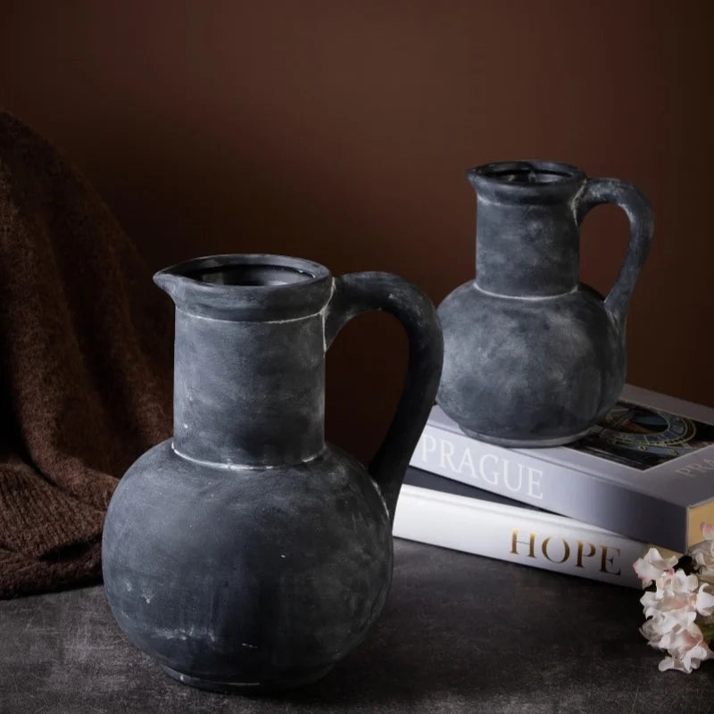 handmade ceramic vases for vintage decoration