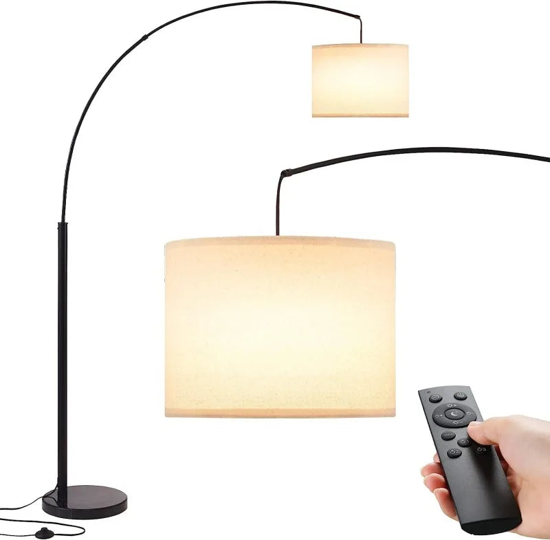 Minimalist American rotating LED floor lamp - vue 6 sur 8