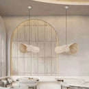 Japanese rattan pendant light wabi sabi style for modern decor
