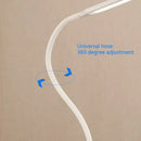 Foldable gooseneck touch LED desk lamp with eye protection