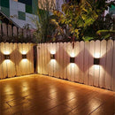 Outdoor solar up and down spot lights