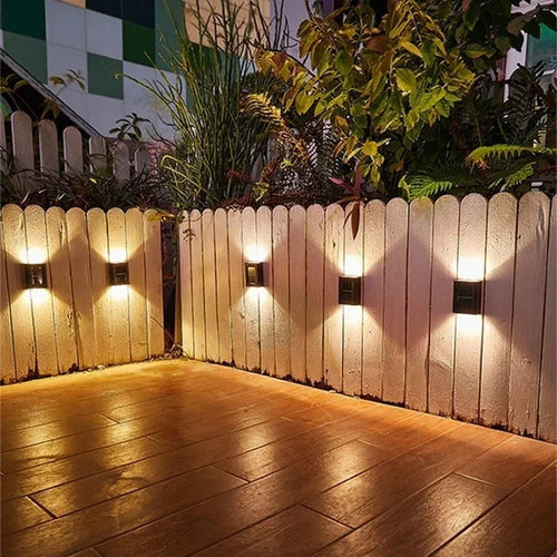 Outdoor solar up and down spot lights - vue 8 sur 9