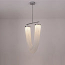 Modern aluminium LED chandelier, 2022 trend