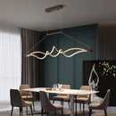 Simple and modern aluminium lamp for indoor lighting