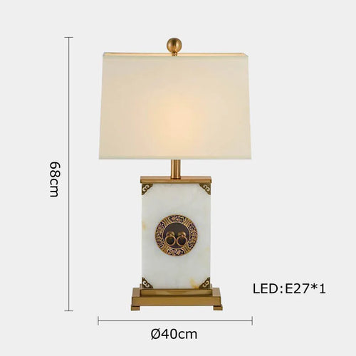 lampe de table rétro en tissu pour décoration intérieure - vue 9 sur 21