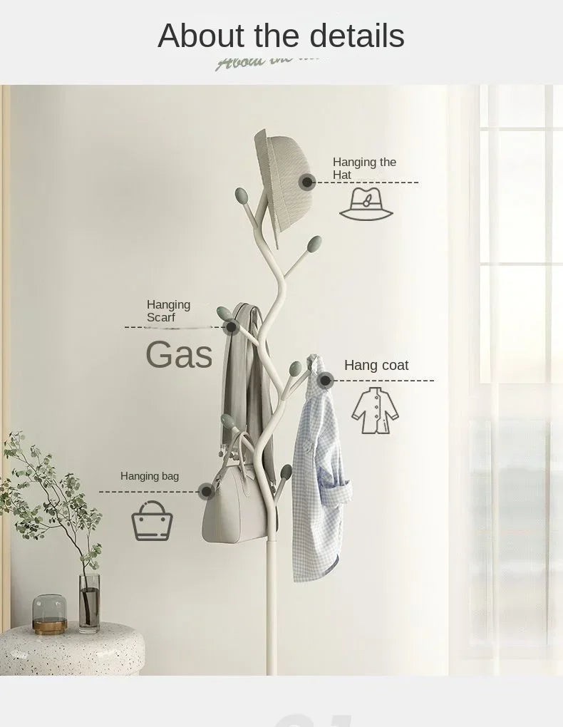 simple coat rack clothes storage rack - vue 4 sur 7