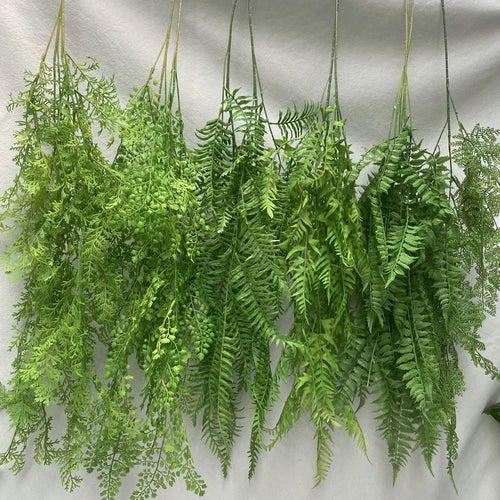 Artificial rattan fern for indoor and outdoor decoration - vue 4 sur 14