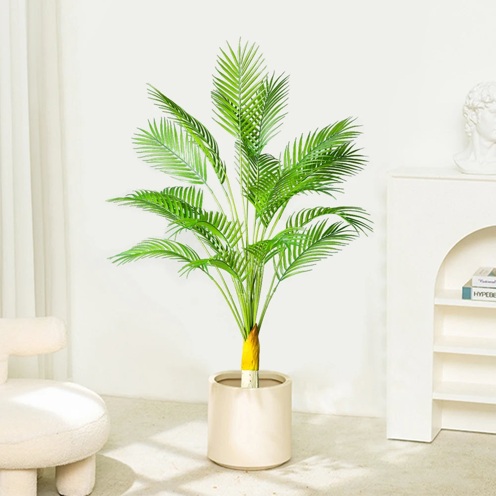 Artificial tropical palm plant for indoor and outdoor decoration