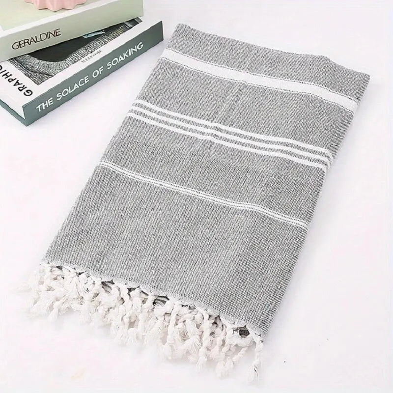 Turkish striped sand-free quick-dry beach towel